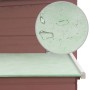 Hühnerstall mit 1 braunen Eierkäfig aus Holz von vidaXL, Käfige und Lebensräume für Kleintiere - Ref: Foro24-170847, Preis: 2...