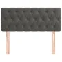 Cabecero de terciopelo gris oscuro 100x7x78/88 cm de vidaXL, Cabeceros y pies de cama - Ref: Foro24-346335, Precio: 54,99 €, ...