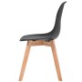 Esszimmerstühle 2 Einheiten aus schwarzem Kunststoff von vidaXL, Essstühle - Ref: Foro24-244777, Preis: 111,15 €, Rabatt: %