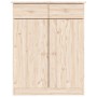 Mueble zapatero ALTA madera maciza de pino 77x35x96 cm