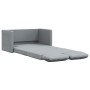 Sofá cama de suelo 2 en 1 tela gris claro 112x174x55 cm en Sofás | Comprar online en Foro24