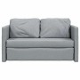 Sofá cama de suelo 2 en 1 tela gris claro 112x174x55 cm en Sofás | Comprar online en Foro24