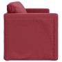Sofá cama suelo 2 en 1 cuero sintético rojo tinto 112x174x55 cm en Sofás | Comprar online en Foro24