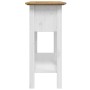 Mesa consola BODO madera maciza de pino marrón 91x35x74 cm