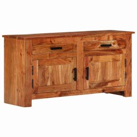 Vitrina Marrón 100 x 30 x 50 cm madera maciza de acacia