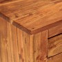 Vitrina Marrón 100 x 30 x 50 cm madera maciza de acacia