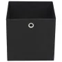 Storage boxes 4 units non-woven textile 32x32x32 cm black by vidaXL, Storage baskets - Ref: Foro24-245745, Price: 24,54 €, Di...