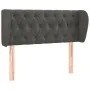 Dunkelgraues Samtkopfteil 103x23x78/88 cm von vidaXL, Kopf- und Fußteile - Ref: Foro24-3117523, Preis: 66,39 €, Rabatt: %