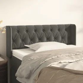 Dunkelgraues Samtkopfteil 103x16x78/88 cm von vidaXL, Kopf- und Fußteile - Ref: Foro24-3119147, Preis: 65,70 €, Rabatt: %