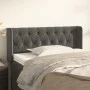 Cabecero de terciopelo gris oscuro 103x16x78/88 cm de vidaXL, Cabeceros y pies de cama - Ref: Foro24-3119147, Precio: 65,70 €...