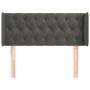 Cabecero de terciopelo gris oscuro 103x16x78/88 cm de vidaXL, Cabeceros y pies de cama - Ref: Foro24-3119147, Precio: 63,49 €...