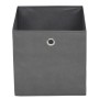 Aufbewahrungsboxen 4 Stück Vlies Textil 32x32x32cm grau von vidaXL, Aufbewahrungskörbe - Ref: Foro24-245747, Preis: 23,87 €, ...
