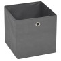 Aufbewahrungsboxen 4 Stück Vlies Textil 32x32x32cm grau von vidaXL, Aufbewahrungskörbe - Ref: Foro24-245747, Preis: 23,87 €, ...