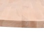 Tablero redondo de madera maciza de haya Ø80x2,5 cm