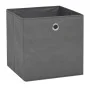 Storage boxes 10 pcs non-woven textile 32x32x32 cm gray by vidaXL, Storage baskets - Ref: Foro24-245748, Price: 47,93 €, Disc...