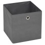 Aufbewahrungsboxen 10 Stück Vliesstoff 32x32x32 cm grau von vidaXL, Aufbewahrungskörbe - Ref: Foro24-245748, Preis: 48,71 €, ...