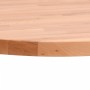 Tablero redondo de madera maciza de haya Ø50x2,5 cm