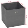 Storage boxes 10 pcs non-woven textile 32x32x32 cm gray by vidaXL, Storage baskets - Ref: Foro24-245748, Price: 47,93 €, Disc...