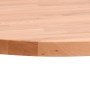 Tablero redondo de madera maciza de haya Ø90x2,5 cm en Tableros para mesas | Comprar online en Foro24