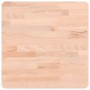 Tablero de mesa cuadrado de madera maciza de haya 40x40x2,5 cm