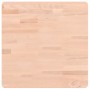 Tablero de mesa cuadrado de madera maciza de haya 50x50x4 cm en Tableros para mesas | Comprar online en Foro24