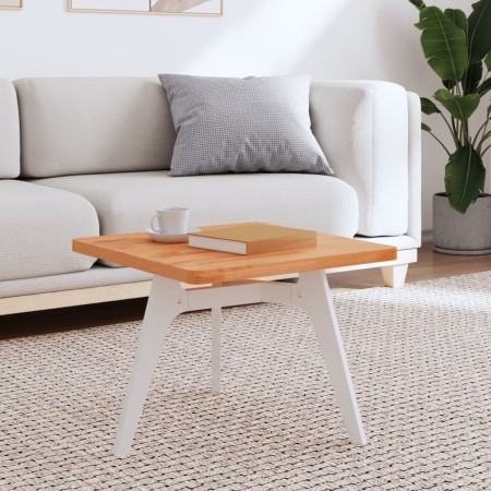 Tablero de mesa cuadrado de madera maciza de haya 50x50x2,5 cm