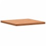 Tablero de mesa cuadrado de madera maciza de haya 70x70x4 cm