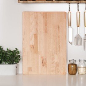 Tabla de cortar madera maciza de haya 50x35x4 cm