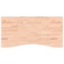 Tablero de escritorio madera maciza de haya 100x(45-50)x4 cm