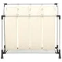 Laundry separator with 4 cream steel bags by vidaXL, Laundry baskets - Ref: Foro24-282428, Price: 36,43 €, Discount: %