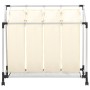Wäschetrenner mit 4 cremefarbenen Stahlbeuteln von vidaXL, Wäschekörbe - Ref: Foro24-282428, Preis: 37,05 €, Rabatt: %