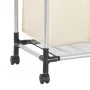 Wäschetrenner mit 4 cremefarbenen Stahlbeuteln von vidaXL, Wäschekörbe - Ref: Foro24-282428, Preis: 37,09 €, Rabatt: %