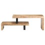Set of 2 solid mango wood coffee tables by vidaXL, Coffee table - Ref: Foro24-320392, Price: 168,37 €, Discount: %