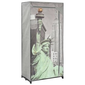 Armario de tela New York 75x45x160 cm