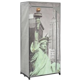 New Yorker Stoffschrank 75x45x160 cm von vidaXL, Kleiderschränke - Ref: Foro24-282461, Preis: 30,42 €, Rabatt: %