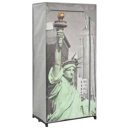 Armario de tela New York 75x45x160 cm de vidaXL, Armarios roperos - Ref: Foro24-282461, Precio: 31,79 €, Descuento: %