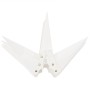 Lámpara de Navidad con LED plegable blanca 43 cm