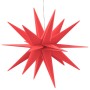 Lámpara de Navidad con LED plegable roja 57 cm