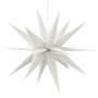 Lámpara de Navidad con LED plegable blanca 57 cm