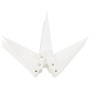 Lámpara de Navidad con LED plegable blanca 57 cm