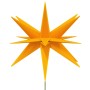 Lámpara de Navidad LED y estaca tierra plegable amarilla 57 cm