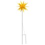 Lámpara de Navidad LED y estaca tierra plegable amarilla 57 cm