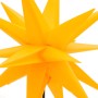 Lámpara de Navidad LED y estaca tierra plegable amarilla 57 cm