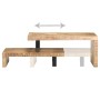 Set of 2 solid mango wood coffee tables by vidaXL, Coffee table - Ref: Foro24-320392, Price: 168,37 €, Discount: %