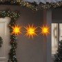 Lámparas de Navidad LED plegables 3 unidades amarillo