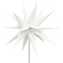 Lámpara de Navidad LED plegable 3 unidades blanco 35 cm