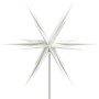 Lámpara de Navidad LED plegable 3 unidades blanco 35 cm