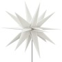 Lámpara de Navidad LED plegable 3 unidades blanco 35 cm