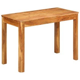 Mesa de comedor madera maciza de acacia 110x55x76 cm en Mesas de cocina y de comedor | Comprar online en Foro24