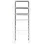 3-tier shelf over toilet silver 53x28x169 cm by vidaXL, Towel racks - Ref: Foro24-282464, Price: 23,14 €, Discount: %